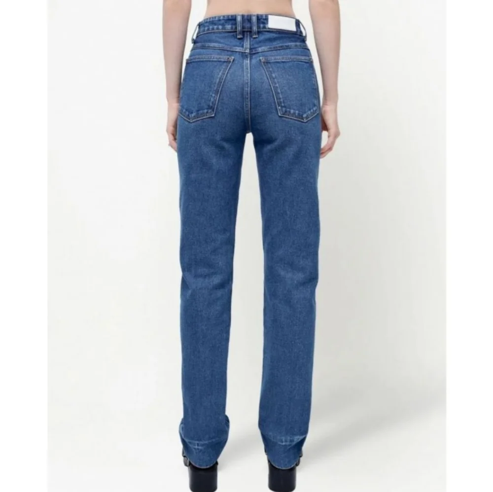 RE/DONE Classic 70's Cigarette Jeans Size 31 Mid Wash Blue - Picture 4 of 13